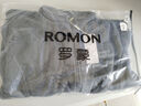 罗蒙（ROMON）夹克男士春秋仿羊羔绒立领抓绒衣摇粒绒外套男装灰A2XL 实拍图