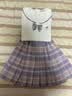 戴维贝拉（DAVE＆BELLA）女童JK裙子套装儿童洋气夏装中大童学院风两件套 实拍图