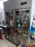 英联瑞仕【已补贴15%】四门冰箱商用水果蔬菜六门保鲜柜餐饮厨房酒店双温冷藏冷冻大容量不锈钢四开门冰柜 旗舰款加大四门全冷藏四开玻璃门【铜管制冷】 实拍图