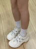 ZHR休闲鞋女镂空透气女鞋夏季内增高户外登山鞋女 KS103 米色  37  实拍图