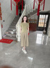 浪莎（langsha）七分阔腿裤裙女2023年夏季高腰宽松百搭中长裙休闲半身裙裤子 实拍图