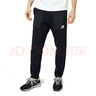 NEW BALANCE男款运动休闲针织跑步长裤  MP23502-BK XL(身高180cm） 实拍图