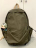 COSMICKISS书包初中日系水洗帆布双肩包女简约百搭高中大学生背包男慵懒风 绿色 实拍图