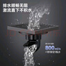 潜水艇（Submarine）MTK50-10黄铜镀镍枪灰色拉丝防臭地漏卫生间淋浴大排量地漏50管径 实拍图