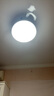 美的（Midea）风扇灯餐厅吊扇灯led卧室灯隐形扇叶遥控三防灯具1级能效包安装 实拍图