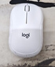 罗技（Logitech）M221 轻音鼠标 无线鼠标 办公鼠标 对称鼠标 带无线微型接收器 米白色 实拍图