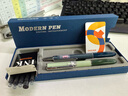 优尚（OASO）按动自动钢笔第三代专利密封防干防摔K016套装深海蓝（附4支原装黑色墨囊带润笔）男女生日礼物 实拍图