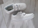 百丽童鞋儿童板鞋小白鞋男女童透气运动鞋春秋校园休闲鞋 白色37码 实拍图