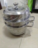 美厨（maxcook）蒸锅 304不锈钢30CM三层蒸锅 加厚复底汤锅 燃气电磁炉通用MCZ827 实拍图