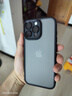 ROCK适用苹果16ProMax手机壳iPhone16ProMax保护套肤感镜头全包精孔亲肤防摔简约硅胶不粘指纹男女黑色 实拍图