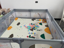 贝博氏babybox爬行垫XPE婴儿宝宝爬爬垫双面加厚地围栏护栏组合 实拍图
