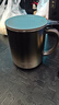 膳魔师（THERMOS）保温杯400ml男女士泡茶咖啡保冷水杯子毕业礼物TEMC-400 入夜棕 实拍图
