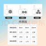HAILE固线钉线卡墙钉8mm 网线钉子电话线圆形钢钉网线布线家装扣钉 100只装 XK-8-100 实拍图