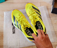 adidas adizero RC 4训练备赛竞速轻盈薄底日常体测跑鞋阿迪达斯   黄色   40 实拍图