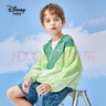 迪士尼（DISNEY）迪士尼儿童男童梭织防晒衣服UPF50拼色外套24夏DB321AA07绿160 实拍图