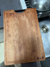 张小泉乌檀木整木头菜板家用厨房切菜板水果砧板案板刀板实木粘板 乌檀木整木砧板(中号)360mm*240mm 长方形 实拍图