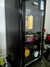 威力冰吧家用冷藏保鲜柜办公室宿舍宾馆122升大容量茶叶饮料红酒透明恒温冰箱一级能效+蓝灯 BC-122 实拍图