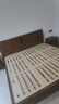 全友家居现代轻奢实木床1.2x2米卧室家用青少年单人床功能学生床家具 实拍图