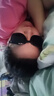 GM明星同款墨镜男女通用高级感新款潮流防晒网红太阳镜 黑框3点 D款 实拍图
