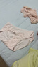 ubras【莫代尔】高弹织带内裤女士抑菌舒适中腰三角裤柔软透气(3条装) 椰青灰色+浅桃粉色+柔灰紫色 3条 L 实拍图