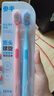 参半宽头净护牙刷12支 加宽刷头 软毛成人情侣双人装牙刷（粉蓝） 实拍图