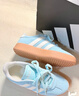 adidas「T头鞋」STADT经典时尚薄底运动板鞋男女阿迪达斯三叶草   绿色/乳白色/树脂黄(女生买小半码)   39 实拍图
