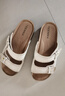 天美意沙发勃肯鞋女凉鞋商场同款百搭拖鞋舒适女鞋新款 米色拖鞋 37 实拍图