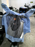 KOVOL电动车防雨罩车衣罩加厚摩托车防晒隔热防尘雅迪爱玛小刀电瓶雨衣 雨衣大码【2.5米以下车型】 适用九号小牛雅迪爱玛绿源电动车 实拍图