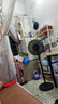 美的（Midea）【超级单品】七叶轻音立式电风扇家用柔风落地扇台式桌面小型风扇大风量节能摇头宿舍电扇 SAF30AB 实拍图