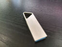 移速（MOVE SPEED）4GB U盘 USB2.0 铁三角系列 银色 小巧便携 抗震防摔 金属迷你车载电脑两用u盘优盘 实拍图