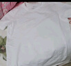棉致t恤男纯棉潮流纯色小白宽松休闲短袖百搭情侣上衣 白色 2XL 实拍图