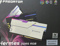宏碁掠夺者（PREDATOR）48G(24G×2)套装 DDR5 6000频率 台式机内存条 Hermes冰刃系列 RGB灯条(C28) 石耀黑 AI电脑配件 实拍图