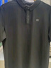 KOLON SPORT/可隆速干POLO 男士吸湿小翻领抗菌户外运动印花短袖 LHPT5MTT31-BK 黑色 3XL 190/108B 实拍图