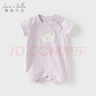 戴维贝拉（DAVE＆BELLA）婴儿衣服夏装新生儿短袖连体衣宝宝哈衣男宝爬服 实拍图