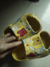 巴布豆儿童拖鞋宝宝洞洞鞋女童男童凉拖鞋婴幼儿小童室内防滑家居沙滩鞋 黄色（尺码偏大选小一码） 22 内长16cm 适合脚长15-15.5cm 实拍图