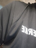 鸿星尔克短袖男夏季新款冰感速干衣跑步健身休闲百搭t恤衫运动上衣T恤男士 正黑-冰感 XL 实拍图