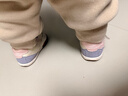 江博士（DR·KONG）春秋男女舒适婴儿宝宝鞋 透气舒适健康鞋 百搭国货步前鞋 杏/紫 21 脚长约12.0-12.6 实拍图