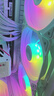 华硕TUF GAMING TR120 雷光 白色机箱反叶风扇 3只装ARGB风扇/PWM温控调速/双层LED阵列/28mm厚扇      实拍图