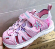 Skechers斯凯奇夏季童鞋女童凉鞋包头护脚透气魔术贴沙滩鞋公主鞋302721L 实拍图