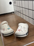 卡骆驰crocs洞洞鞋贝雅男鞋女鞋轻便耐磨一脚蹬拖鞋休闲鞋|10126 白-100 36 /37(220mm) 实拍图
