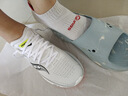 Saucony索康尼驭途17跑鞋男减震透气训练鞋跑步运动鞋子RIDE17 白银218 44.5 实拍图