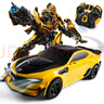 变形金刚（TRANSFORMERS）儿童玩具正版授权遥控汽车机器人男孩生日礼物大黄蜂三电版 实拍图