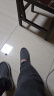 布舍元青年透气平底休闲鞋一脚蹬帆布板鞋老北京布鞋男411-1728 灰色41 实拍图