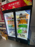 格点大容量饮料柜商用冰柜直冷藏展示柜酒水柜纯风冷无霜保鲜柜超市玻璃门冰箱立式啤酒柜 大双门下机组风冷 360°循环速冷款 实拍图