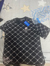 FILA FUSION斐乐潮牌情侣款针织短袖衫夏季时尚宽松纯棉T恤 正黑色-BK 2XL 185/104A 实拍图