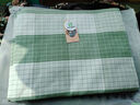 黄河口老粗布凉席粗布凉席纯棉空调席老粗布凉席三件套折叠夏季软凉席凉而不冰 小格子蔻梢青 1.2米床用的1.5*2.2米凉席单件 实拍图