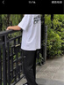 LI-NING KIDS李宁男童裤子夏季冰丝速干儿童运动裤中大童宽松男童休闲裤防蚊裤 黑色-直筒【速干款】 160 cm 实拍图