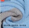 金号纯棉浴巾A类柔软卡通洗澡巾家用柔软吸水 红色 130*63cm 300g 实拍图