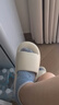QYCKABY拖鞋女士四季踩屎感居家室内简约软底轻便浴室外穿情侣防滑凉拖鞋 米白【软底踩屎感】 40-41 适合39-40 实拍图