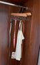 范爷家实木吊带多功能衣架2个装丝巾挂钩内挂衣架领带皮带收纳神器背心 2个8钩多功能衣架【原木色装】 实拍图